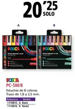 Folder POSCA PC-5M/8 oferta
