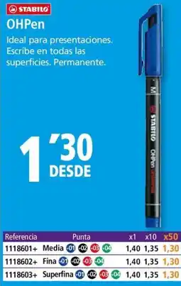 Folder STABILO OHPen oferta