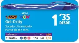 Folder BIC WOW Gel-Ocity oferta