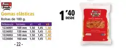 Folder Gomas elásticas oferta