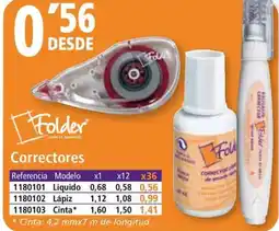 Folder FOLDER Correctores oferta