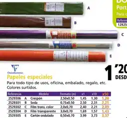 Folder CLAIREFONTAINE Papeles especiales oferta