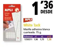 Folder APLI White Tack oferta