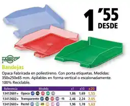 Folder FAIBO Bandejas oferta