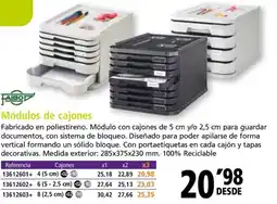 Folder FAIBO Módulos de cajones oferta