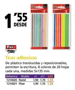 Folder Tiras adhesivas oferta