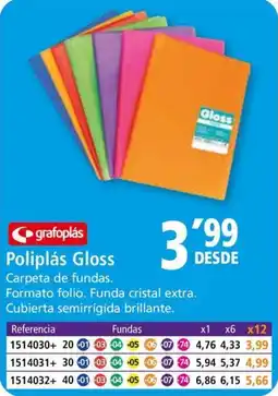 Folder GRAFOPLAS Poliplás Gloss oferta