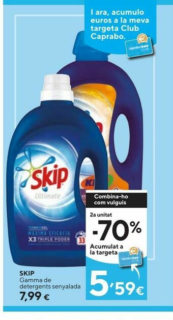 Caprabo Detergente skip oferta