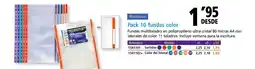 Folder Pack 10 fundas color oferta