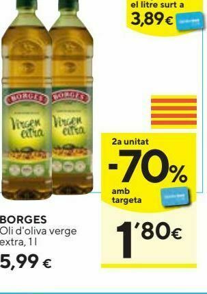 Caprabo Aceite de oliva virgen extra borges oferta