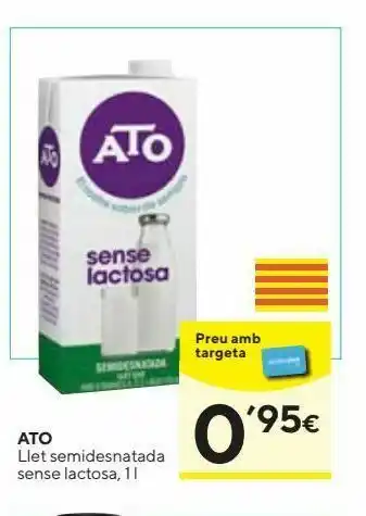 Caprabo Leche sin lactosa ato oferta