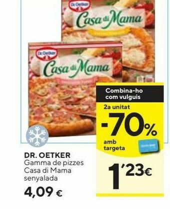 Caprabo Pizza dr oetker oferta