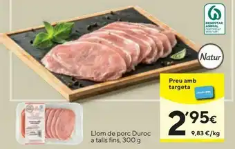Caprabo Lomo de cerdo duroc oferta