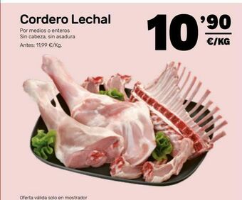 AhorraMas Cordero lechal oferta