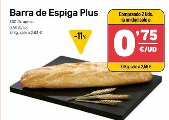 AhorraMas Pan de barra oferta