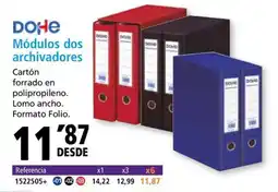 Folder DOHE Módulos dos archivadores oferta