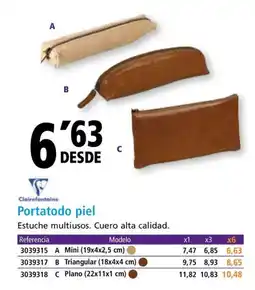 Folder CLAIREFONTAINE Portatodo piel oferta