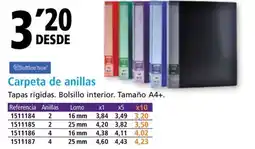 Folder Carpeta de anillas oferta