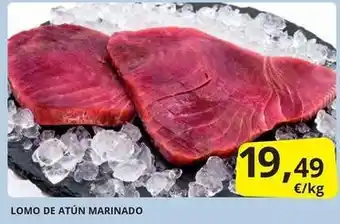 Lomo de atún marinado