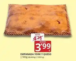 Supermercados MAS Empanada york y queso oferta