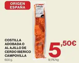 Supercor Campomayor - costilla adobada o al ajillo de cerdo iberico oferta