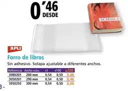 Folder APLI Forro de libros oferta