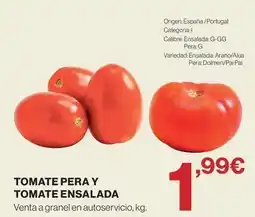 Supercor Origen - tomate pera y tomate ensalada oferta