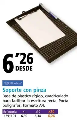 Folder Soporte con pinza oferta
