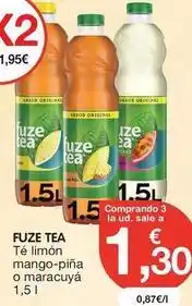 CashDiplo Fuze tea - té limón mango-pina o maracuya oferta