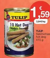 CashDiplo Tulipa - salchichas hot dog oferta