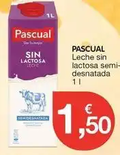 CashDiplo Pascual - leche sin lactosa semidesnatada oferta
