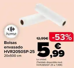 Carrefour Carrefour home - bolsas envasado hvr2050sp-25 oferta