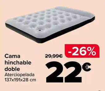 Cama hinchable doble