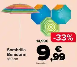 Carrefour Sombrilla benidorm oferta