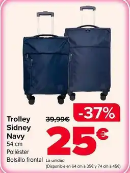 Carrefour Trolley sidney navy oferta