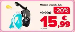 Carrefour Mascara snorkel adulto oferta