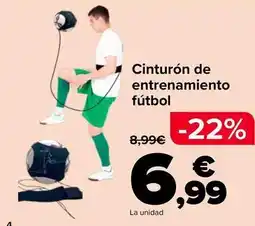 Carrefour Cinturon de entrenamiento futbol oferta