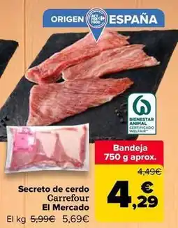 Carrefour Carrefour - secreto de cerdo el mercado oferta