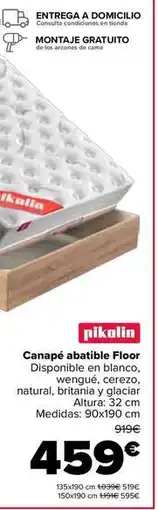 Carrefour Pikolin - canape abatible floor oferta