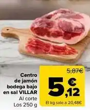 Carrefour Villar - centro de jamon bodega bajo en sal oferta