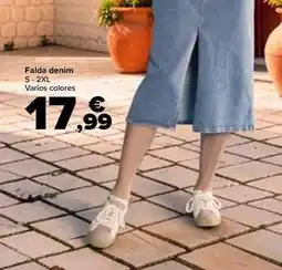 Carrefour Tex - falda denim oferta