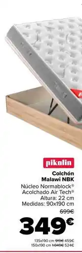 Carrefour Pikolin - colchon malawi nbk oferta