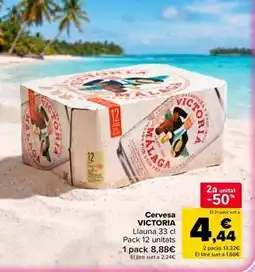 Carrefour Market Victoria - cerveza oferta