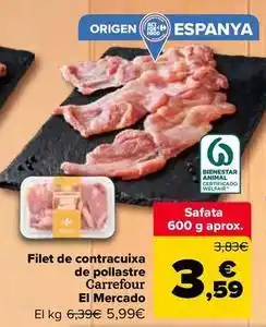 Carrefour Market Carrefour - filete de contramuslo de pollo el mercado oferta