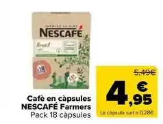 Carrefour Market Nescafé - café en cápsulas farmers oferta