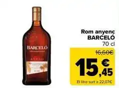 Carrefour Market Barceló - ron añejo oferta