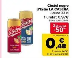 Carrefour Market La casera - tintos de verano oferta