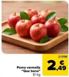 Carrefour Market Manzana roja que rica oferta