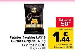 Carrefour Market Lay's - patatas fritas gourmet original oferta