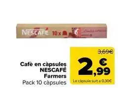 Carrefour Market Nescafé - cafe en capsulas farmers oferta